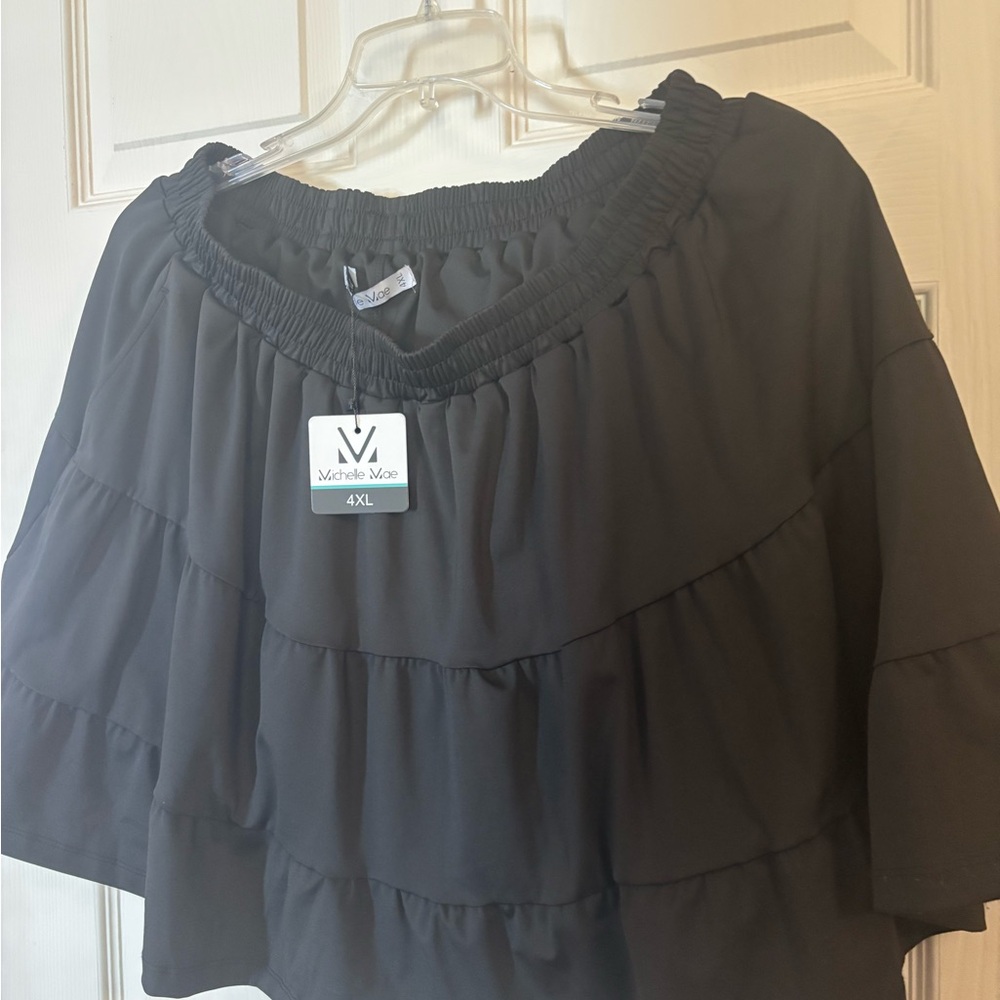 Nwt Michelle Mae Black Women's swim bottom or skirt size 3xl